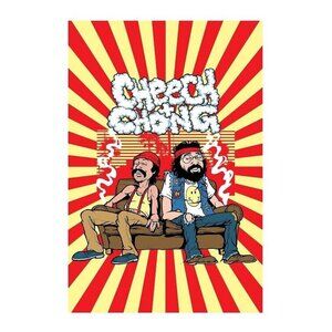 New Cheech and Chong Up In Smoke Mini Gift Tapestry Couch 30x45 in Smoking Humor